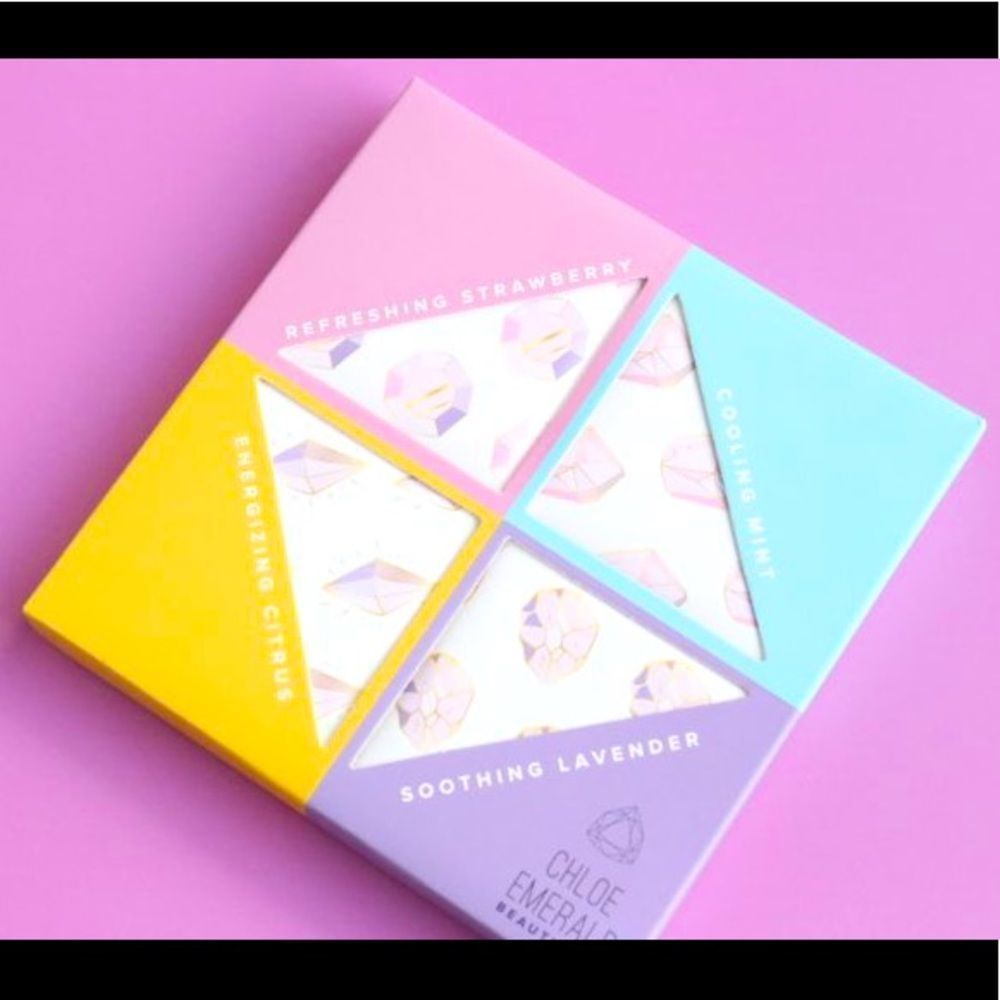 Chloe Emerald 4-Piece Beauty Bar Soap Set